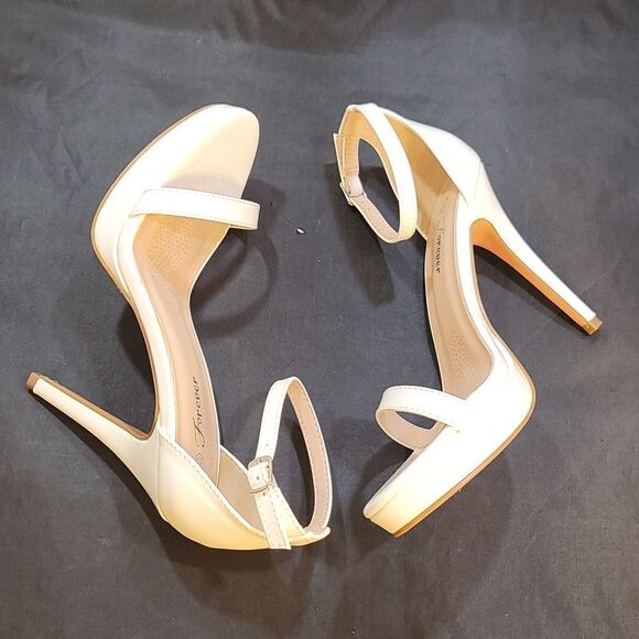 BRAND NEW FOREVER PLATFORM HIGH HEELS STILETTO PUMPS SANDALS - Picture 5 of 16
